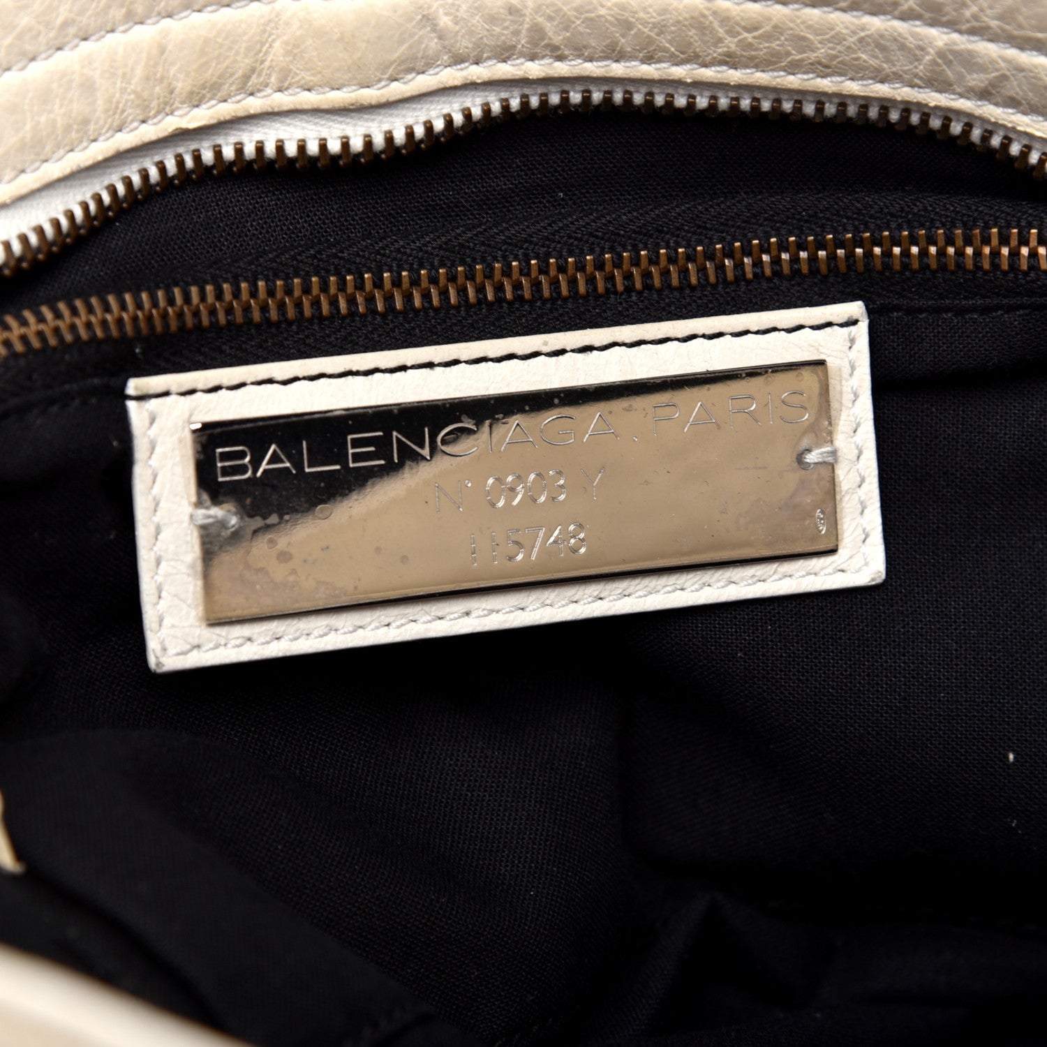 Balenciaga Agneau Classic Hardware City White 8 of 15