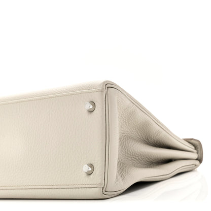 Hermes Togo Matte Alligator Kelly Retourne Touch 28 Beton 10 of 11