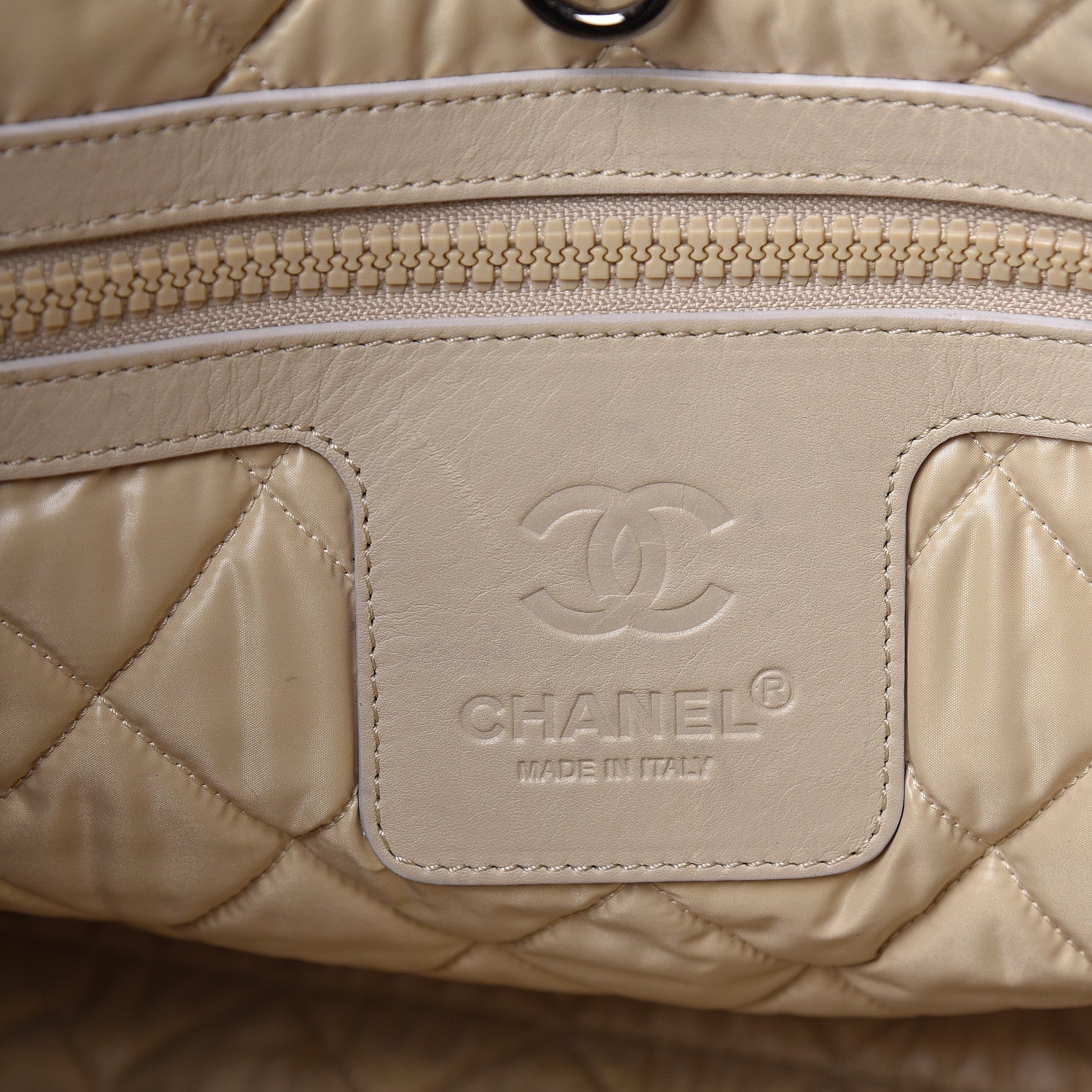 Chanel Nylon Quilted Medium Coco Cocoon Reversible Tote Brown 6 of 11