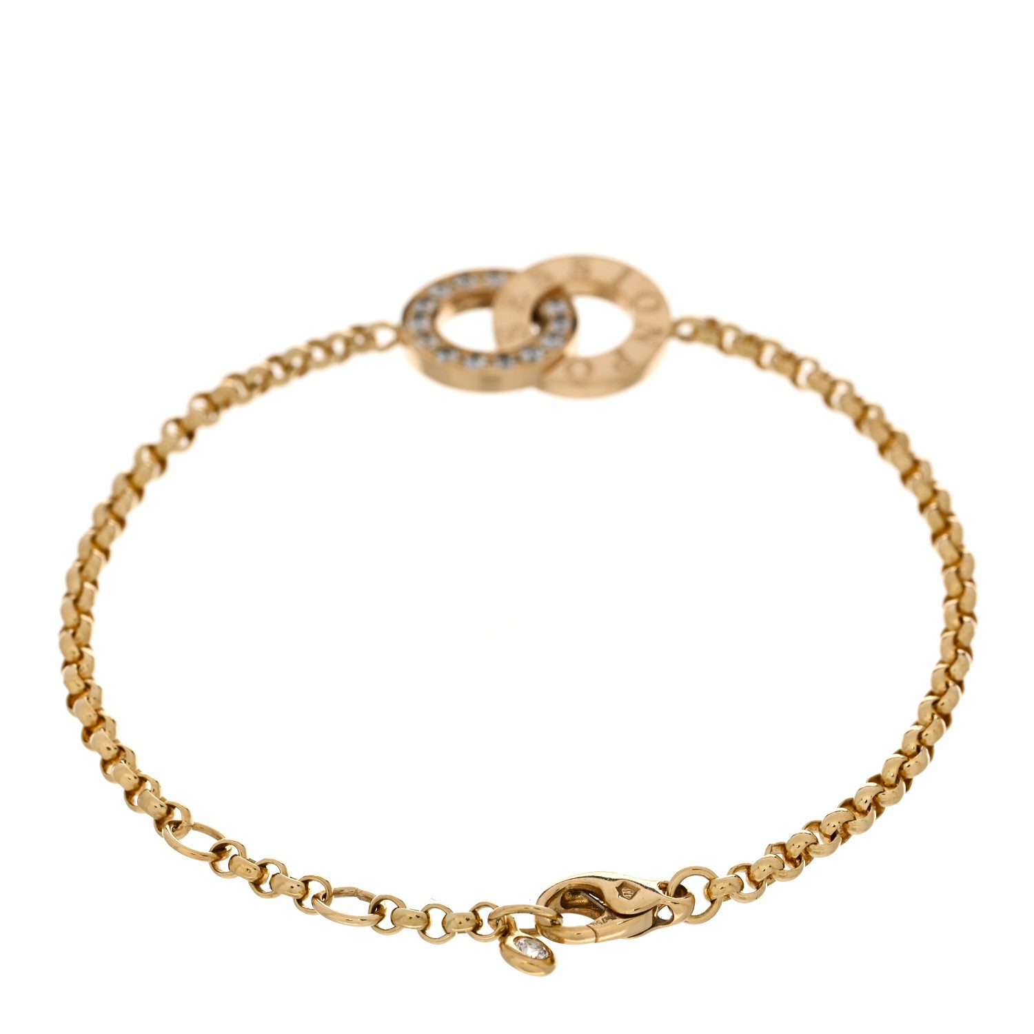Piaget 18K Yellow Gold Diamond Possession Toi & Moi Bracelet 2 of 4