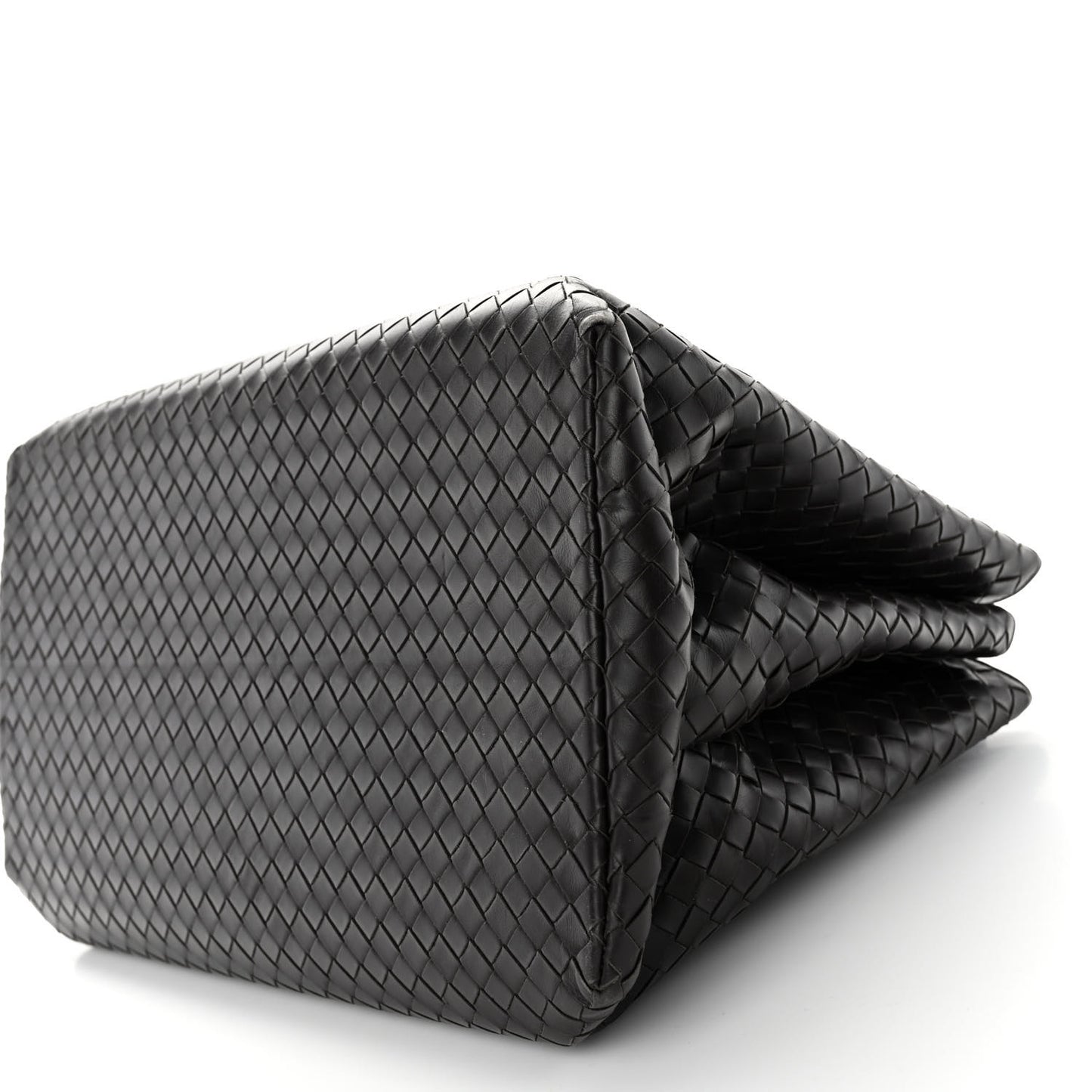 Nappa Intrecciato Medium Roma Tote Moro