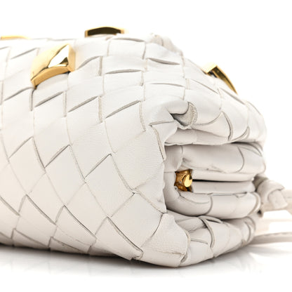 Bottega Veneta Nappa Intrecciato Studded The Mini Pouch Chalk 7 of 10