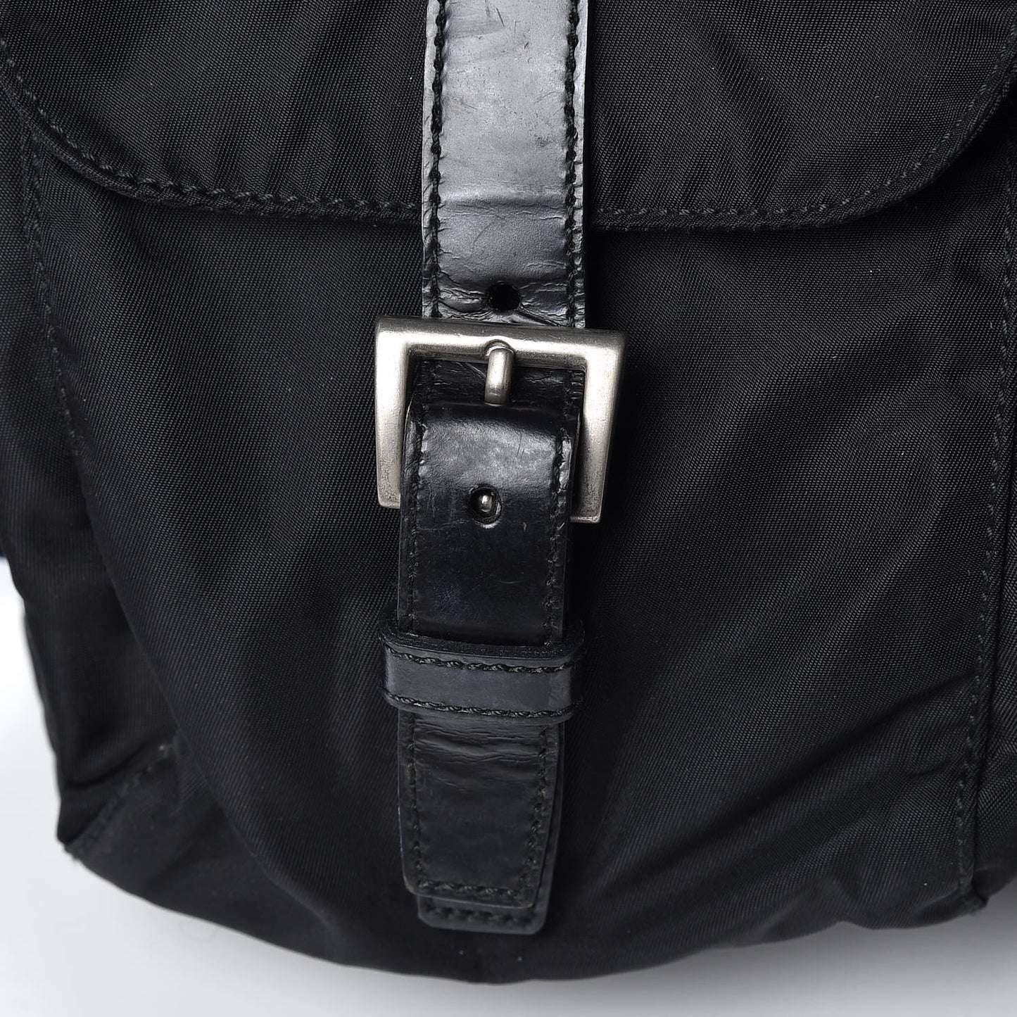Nylon Vela Medium Backpack Black