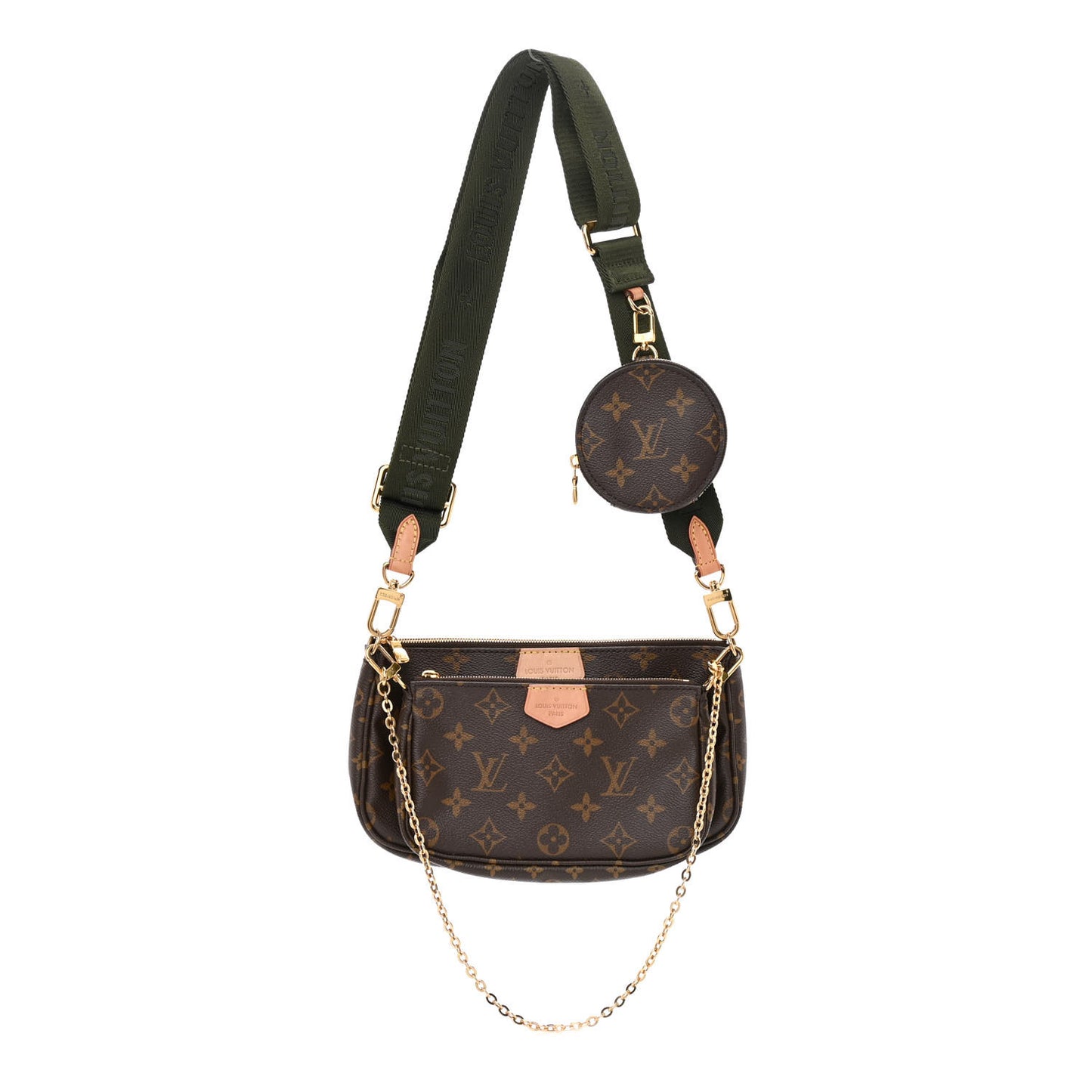 Monogram Multi Pochette Accessories Kaki