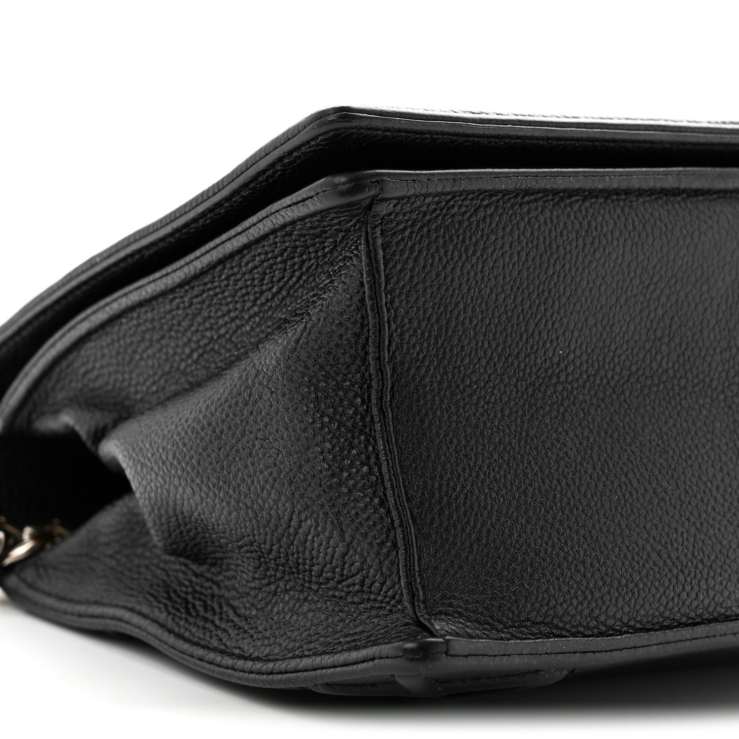 Christian Dior Grained Calfskin Medium Diorama Flap Bag Black 9 of 12