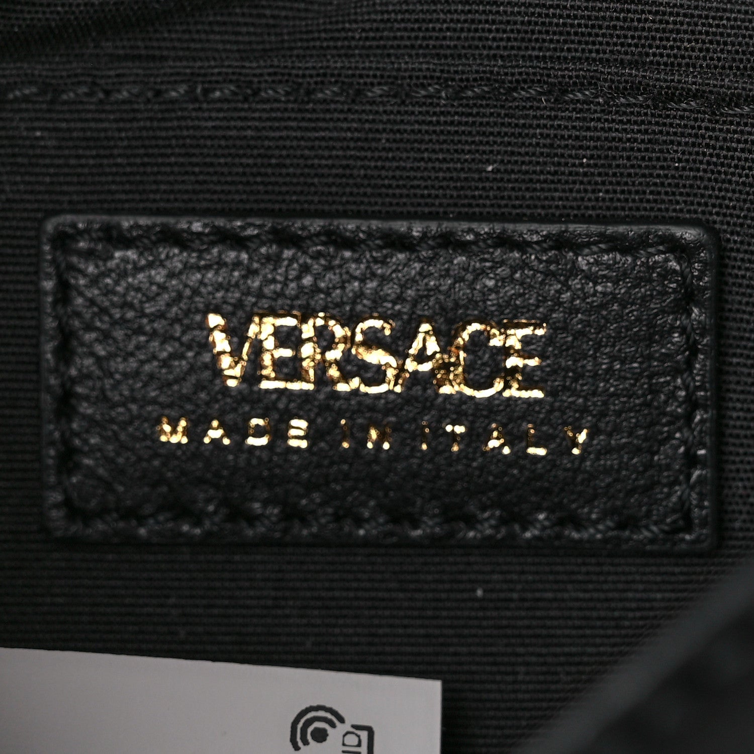 Versace Nappa Quilted Small Medusa Chain Crossbody Black 6 of 10
