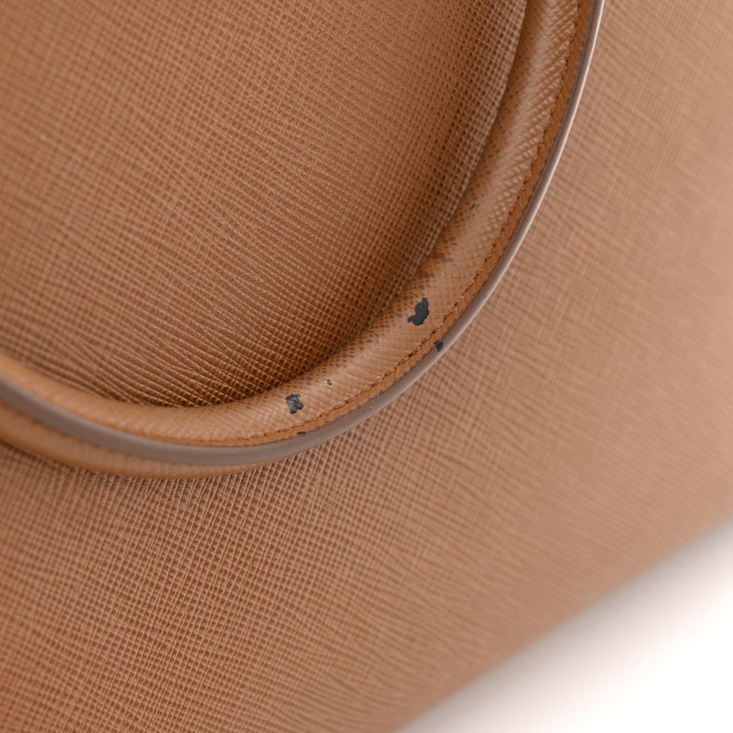 Saffiano Large Galleria Double Zip Tote Cannella