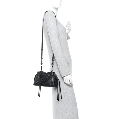 Balenciaga Cake Calfskin Tonal Hardware Mini Neo Classic City Black 2 of 9