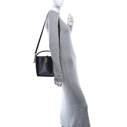 Saint Laurent Shiny Calfskin Le 37 Mini Bucket Bag Black 2 of 9