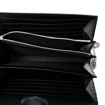Gucci Calfskin Mini Dionysus Chain Wallet Black 4 of 15
