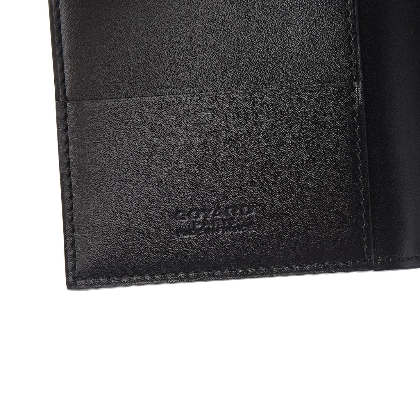 Goyardine Passport Wallet Black