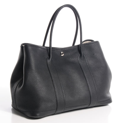 Hermes Fjord Garden Party Tote 36 MM Black 5 of 12