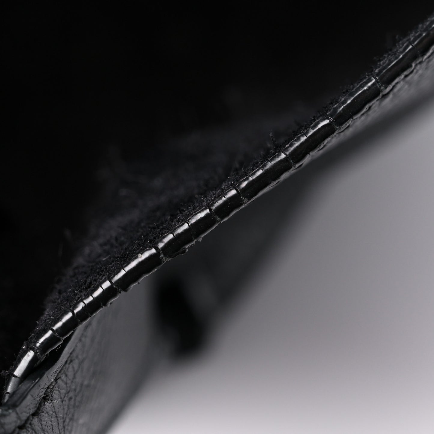 Supple Grained Calfskin Medium Big Bag Black