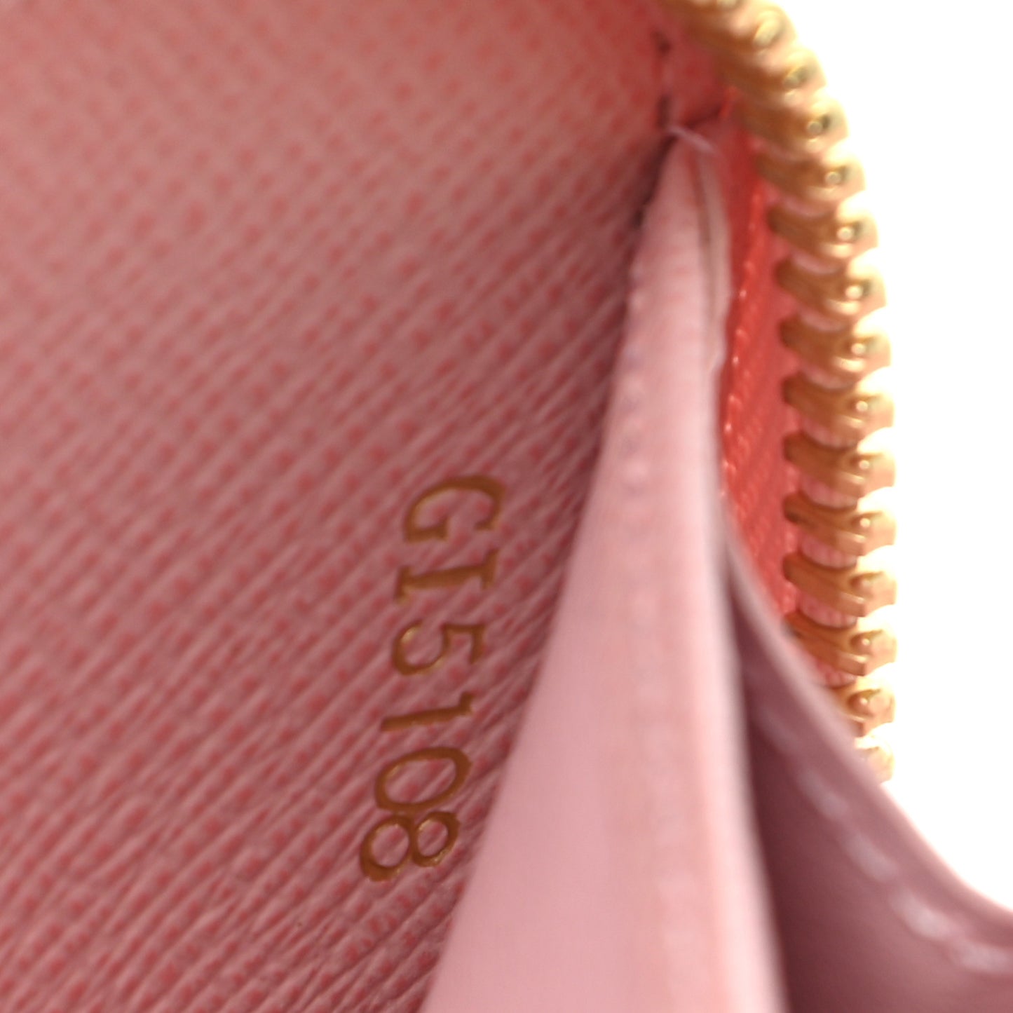 Damier Azur Zippy Wallet Rose Ballerine