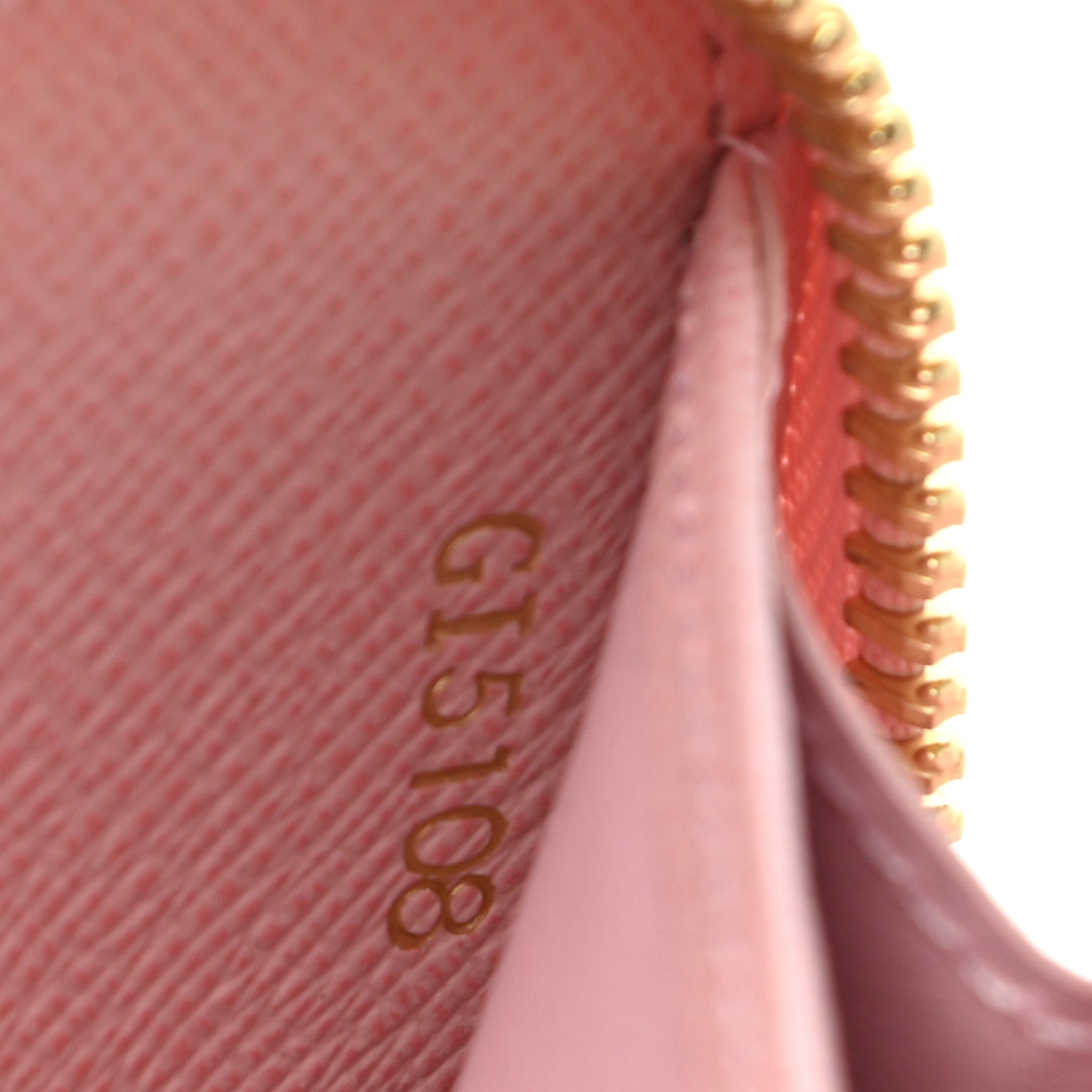 Louis Vuitton Damier Azur Zippy Wallet Rose Ballerine 7 of 8