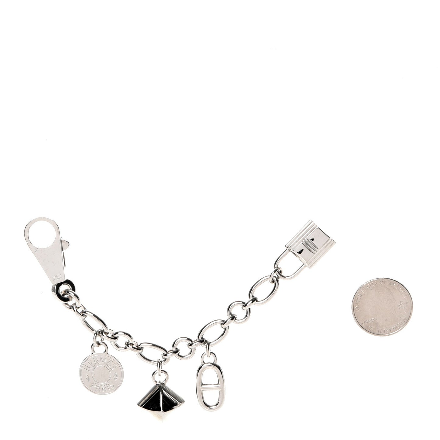 Palladium Olga Bag Charm Silver