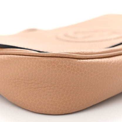 Gucci Pebbled Calfskin Medium Soho Flap Crossbody Camelia 9 of 11