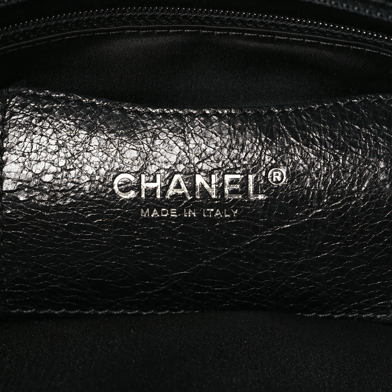 Chanel Glazed Calfskin Large On The Road Tote Black 6 of 12