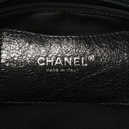 Chanel Glazed Calfskin Large On The Road Tote Black 6 of 12