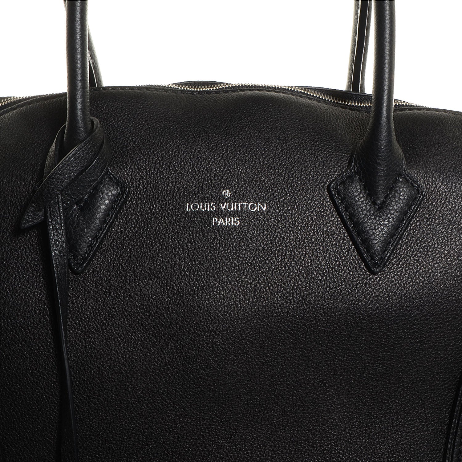 Louis Vuitton Veau Cachemire Soft Lockit MM Black 8 of 8