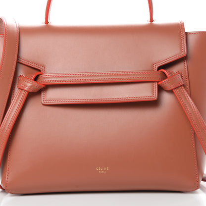 Celine Smooth Calfskin Mini Belt Bag Terracotta 9 of 13