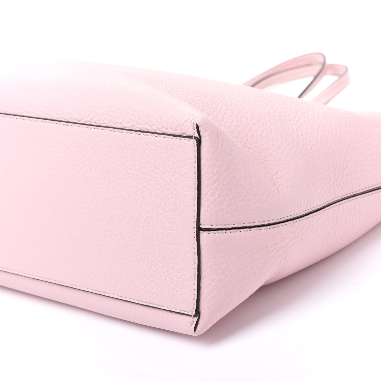 Valentino Garavani Grained Calfskin Rockstud Shoulder Tote Rose Quartz 6 of 8