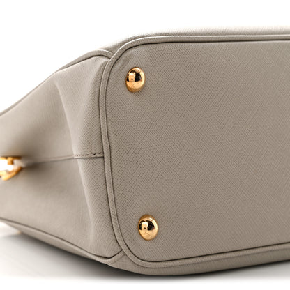 Prada Saffiano Lux Small Galleria Double Zip Tote Pomice 8 of 10