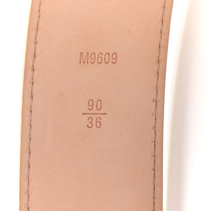 Louis Vuitton Damier Azur LV Initiales Belt 90 36 5 of 8