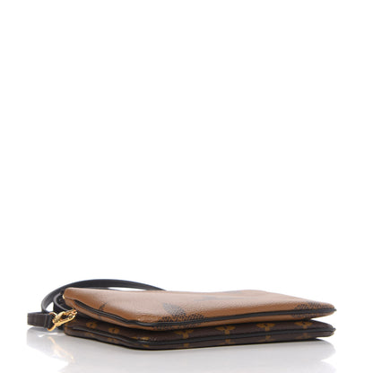 Louis Vuitton Reverse Monogram Giant Double Zip Pochette 4 of 12