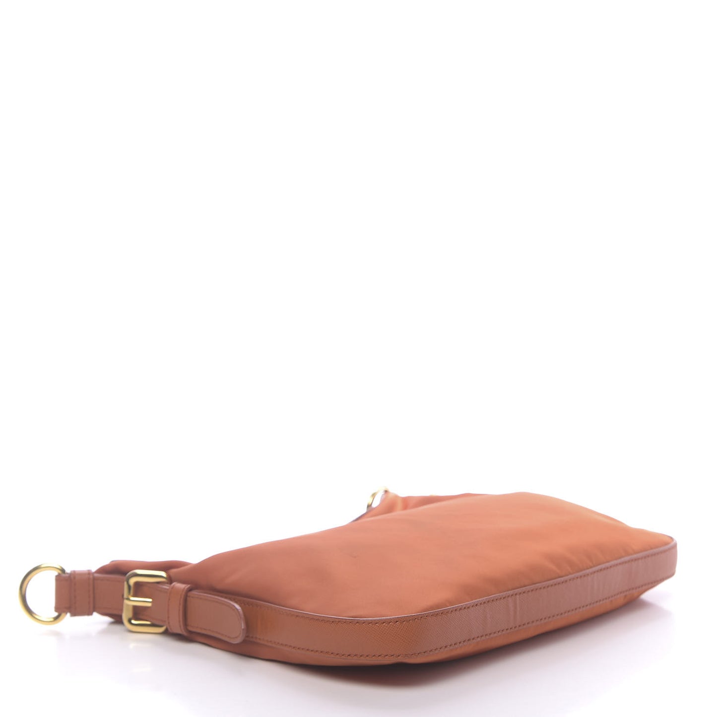 Tessuto Nylon Saffiano Crossbody Bag Papaya