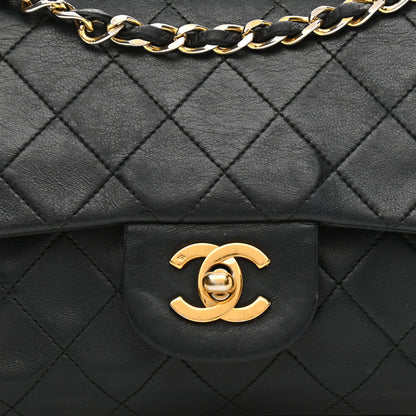 Chanel Lambskin Quilted Small Double Flap Black 8 of 13