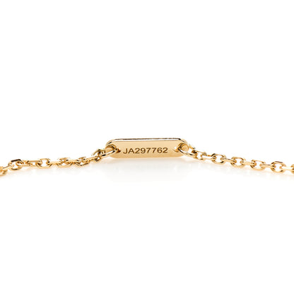 Van Cleef & Arpels 18K Yellow Gold Diamond Mini Frivole Pendant Necklace 5 of 6