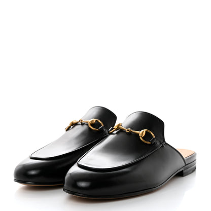 Gucci Calfskin Womens Princetown Slippers 36 Black 3 of 8