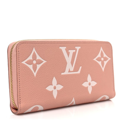 Louis Vuitton Empreinte Monogram Giant Zippy Wallet Rose Trianon Creme 3 of 6
