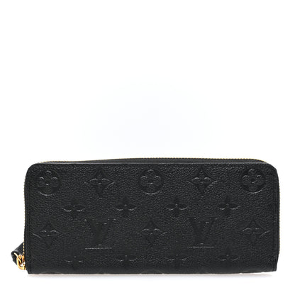 Louis Vuitton Empreinte Clemence Wallet Black 1 of 7