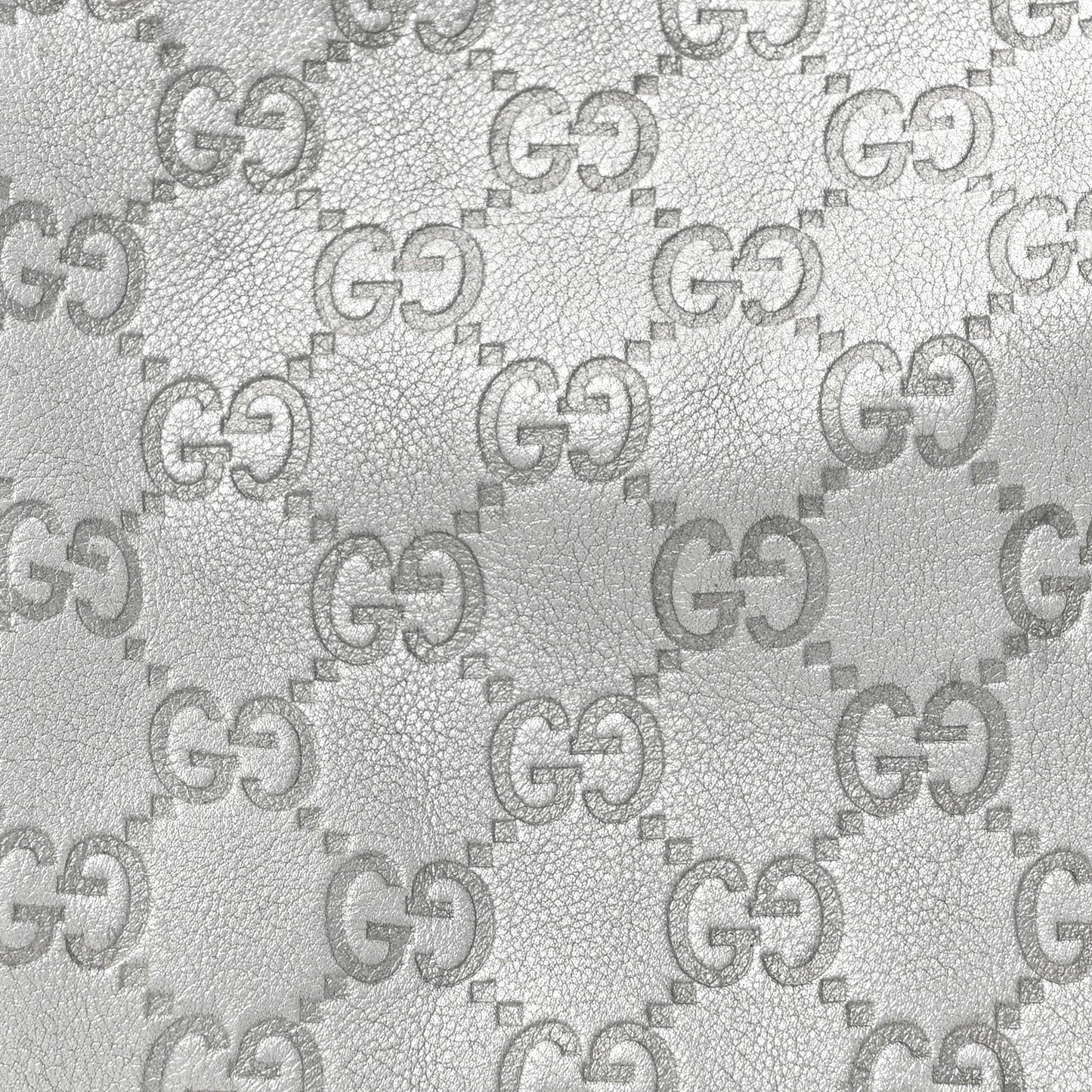 Guccissima Large Sukey Tote Silver