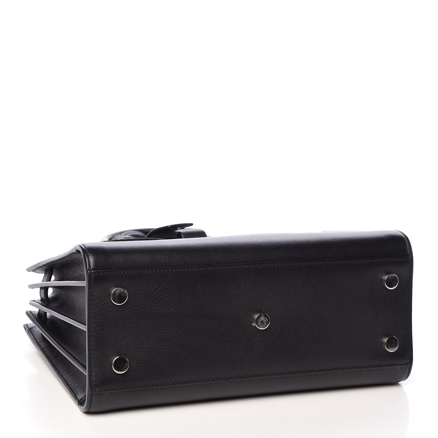 Calfskin Patchwork Baby Sac De Jour Black Multi