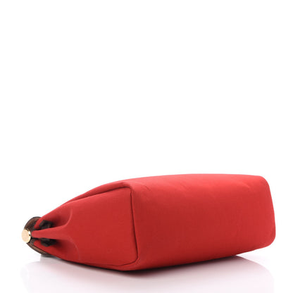 Hermes Toile Vache Calfskin Herbag 30 PM Orange Red 4 of 8