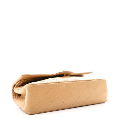 Chanel Lambskin Quilted Medium Double Flap Beige 3 of 11