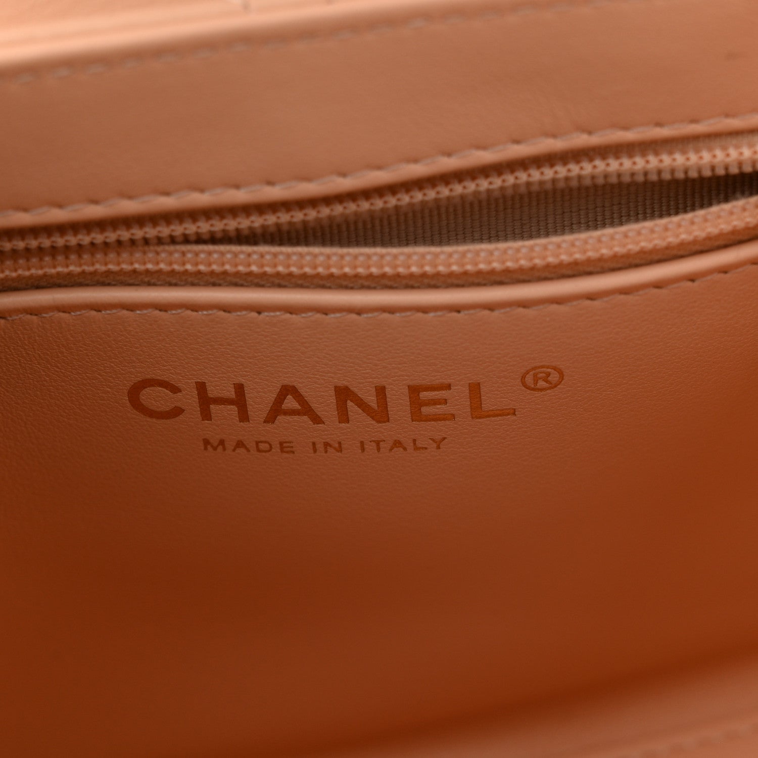 Chanel Shiny Aged Calfskin Quilted Nano Kelly Shopper Beige Beige 6 of 10