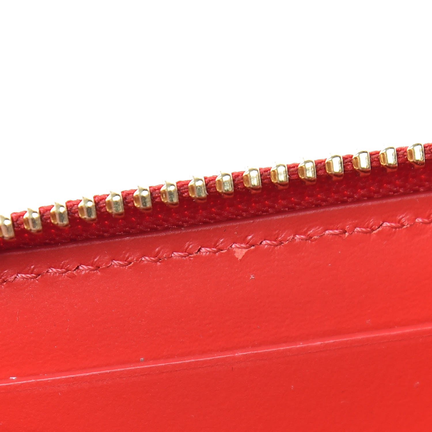 Christian Louboutin Metallic Patent Loubinthesky Panettone Coin Purse Gold 9 of 9
