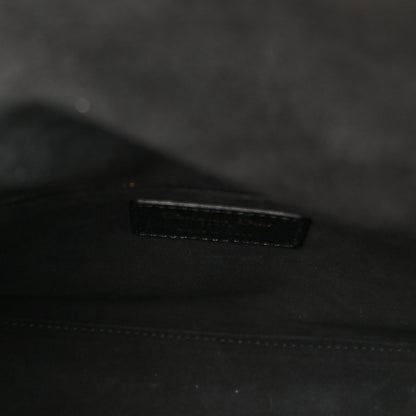 Christian Dior Grained Calfskin Cannage Medium Lady Dior Black 5 of 11