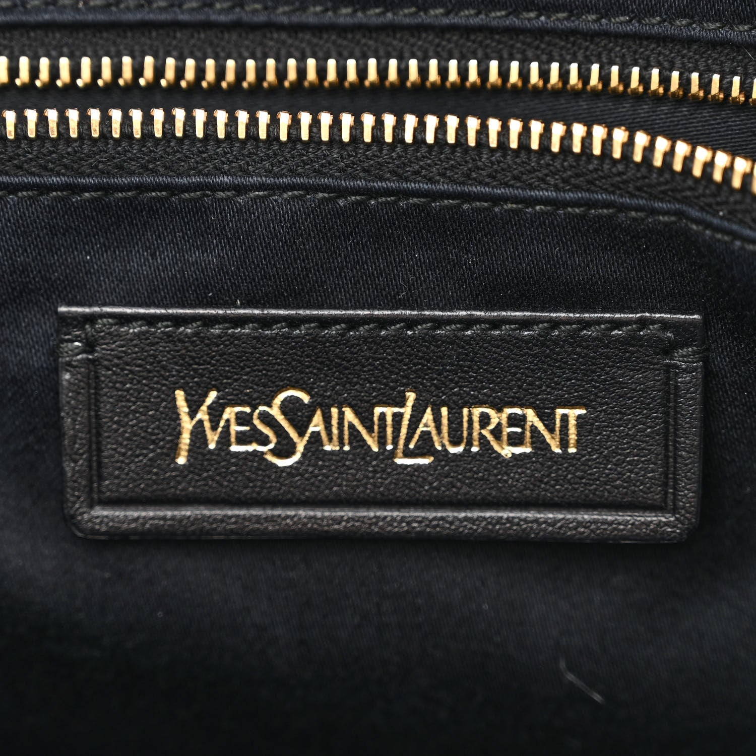 Saint Laurent Sheepskin Small Cabas ChYc Black 6 of 10