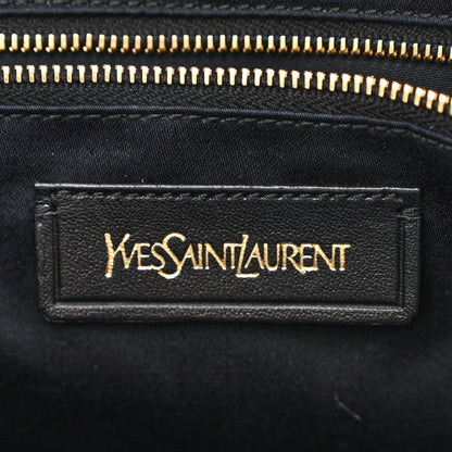 Saint Laurent Sheepskin Small Cabas ChYc Black 6 of 10