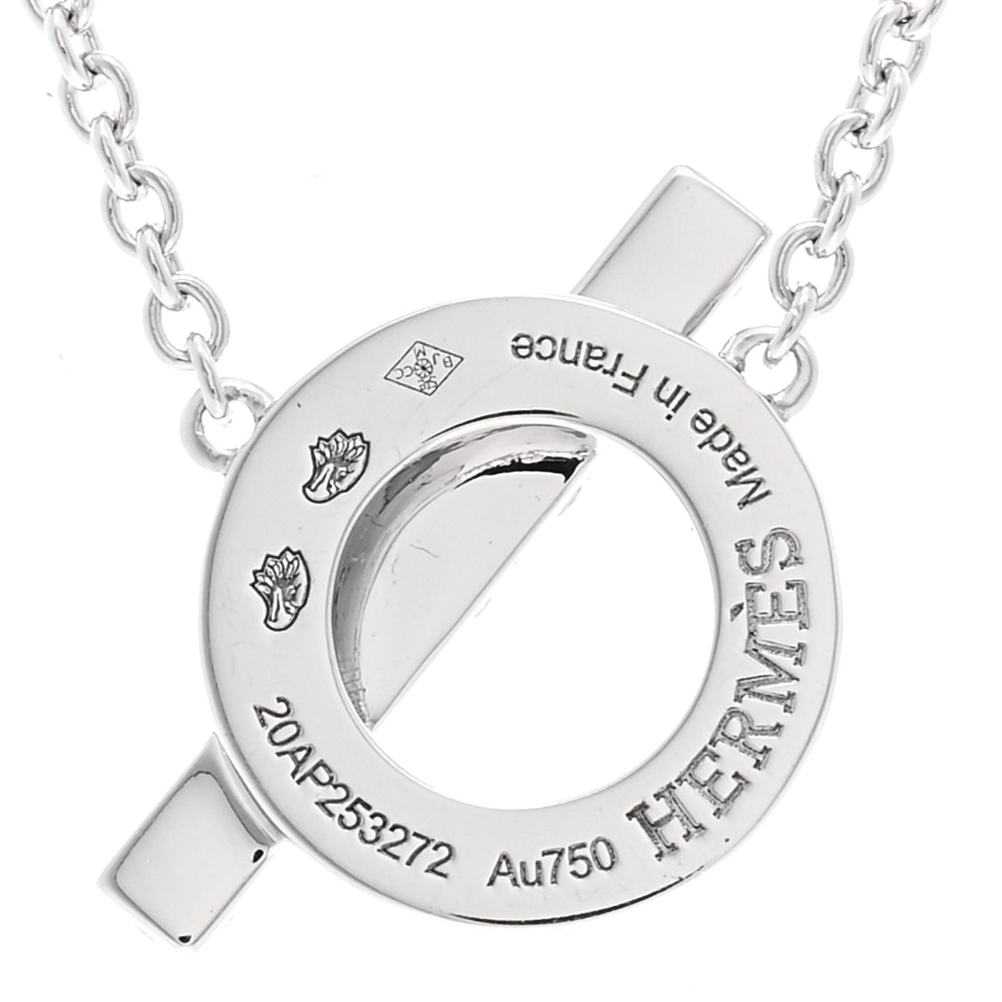 18K White Gold Diamond Finesse Pendant Necklace