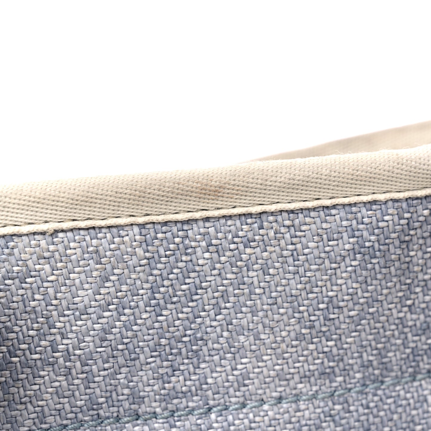Canvas Medium Deauville Tote Denim Blue