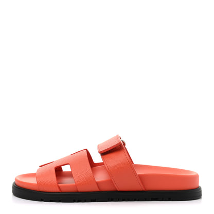 Hermes Epsom Womens Chypre Sandals 36 Rose Sorbet 1 of 9