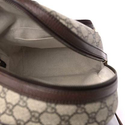 Gucci GG Supreme Monogram Calfskin Web Small Ophidia Day Backpack Beige Ebony New Acero 5 of 12