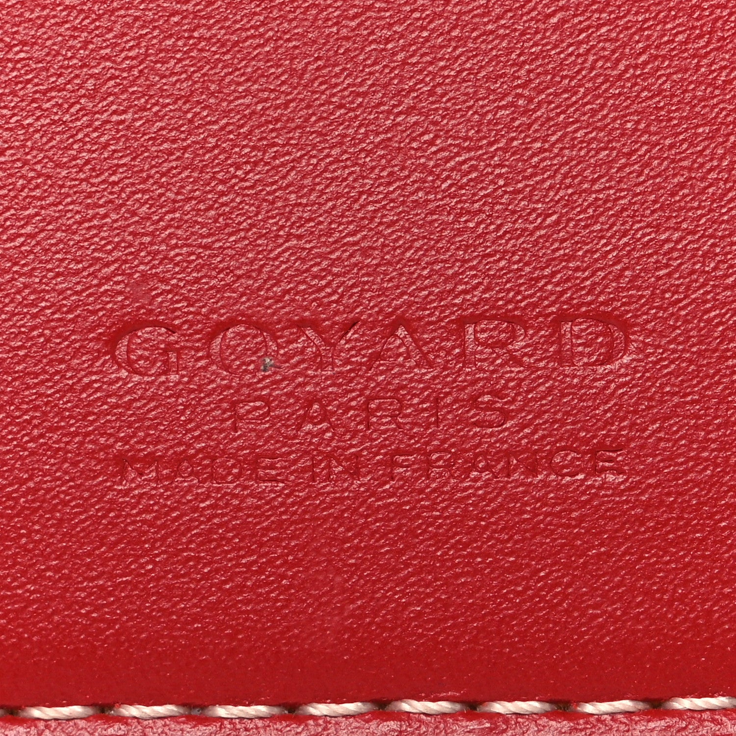 Goyard Goyardine Grenelle Passport Wallet Red 6 of 6