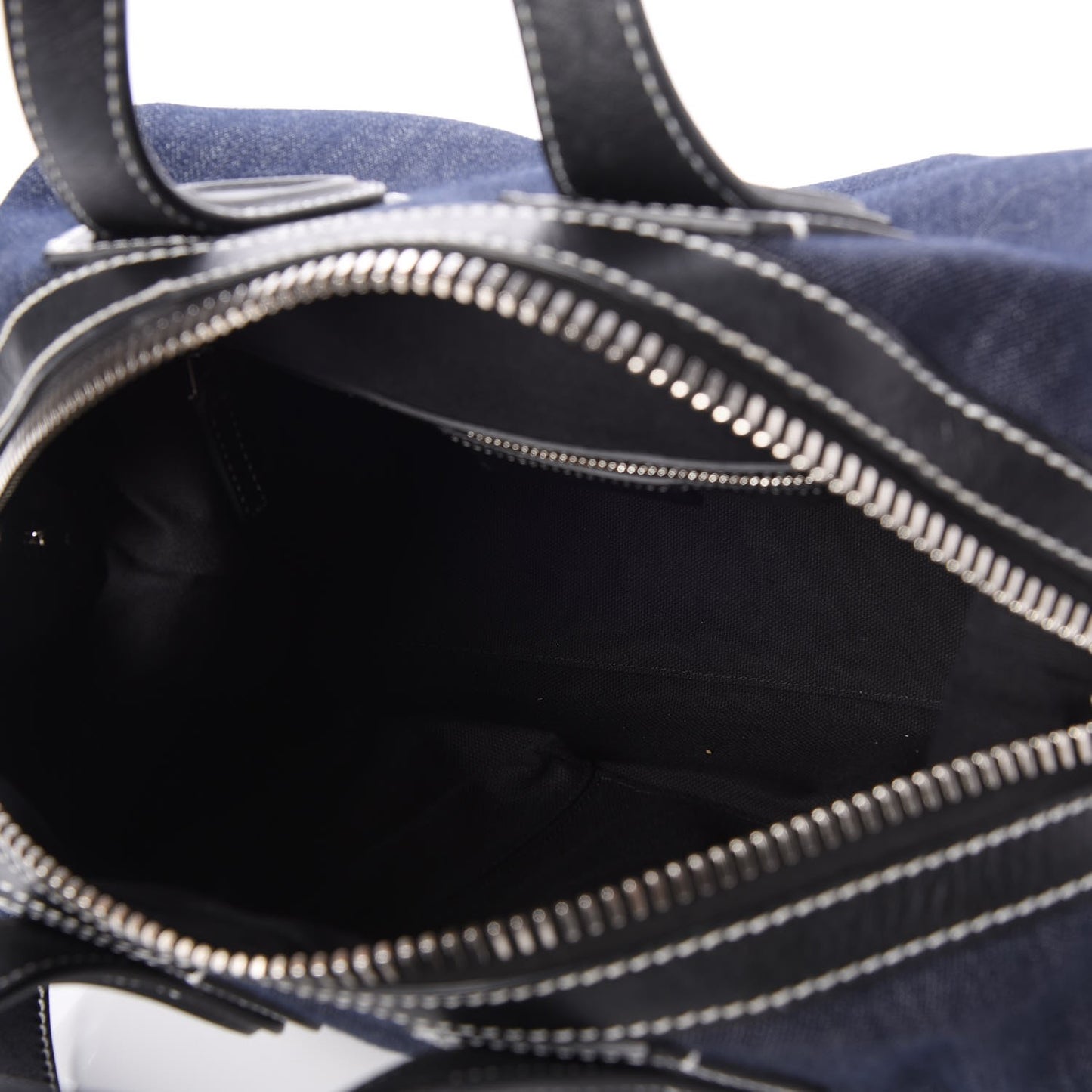 Denim Calfskin Small Nightingale Blue Black